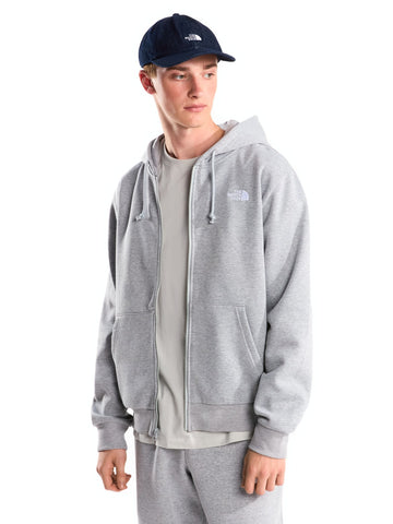The North Face Evolution Simple Dome Full Zip - Felpe Uomo - TNF Pale Grey Heather