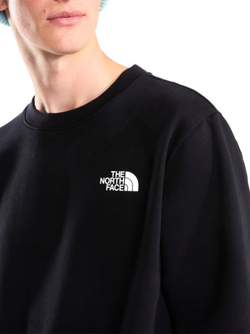 The North Face Evolution Box Nse Regular Crew - Felpe Uomo - Tnf Black