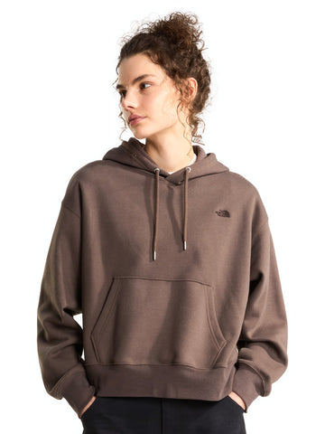 The North Face W Tnf Essential Simple Dome Boxy Os Hood - Felpe Donna - Marrone