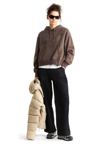 The North Face W Tnf Essential Simple Dome Boxy Os Hood - Felpe Donna - Marrone