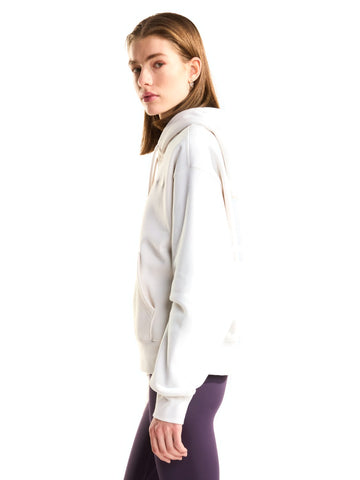 The North Face W Tnf Essential Simple Dome Boxy Os Hood - Felpe Donna - Bianco
