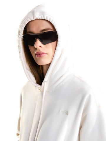 The North Face W Tnf Essential Simple Dome Boxy Os Hood - Felpe Donna - Bianco