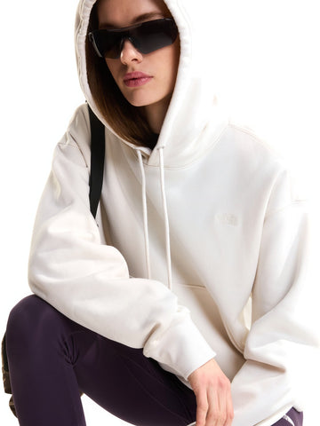 The North Face W Tnf Essential Simple Dome Boxy Os Hood - Felpe Donna - Bianco