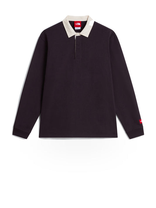 The North Face Maglia Rugby Red Box - T-Shirt Uomo - Obsidian