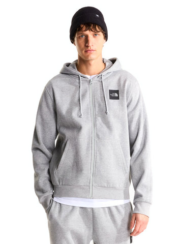 The North Face Evo Box Half Dome Full Zip - Felpe Uomo - TNF Pale Grey Heather