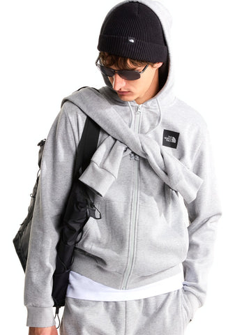 The North Face Evo Box Half Dome Full Zip - Felpe Uomo - TNF Pale Grey Heather