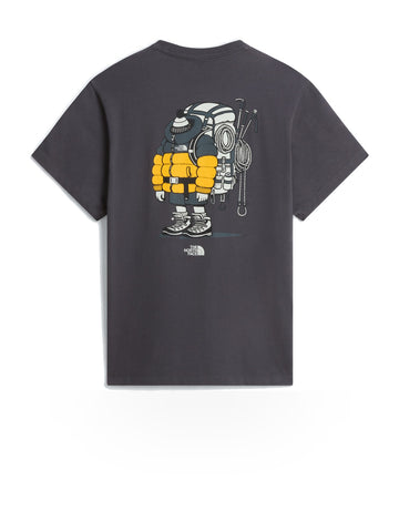 The North Face Gear Up Get Out Rlx Ss Tee - T-Shirt Uomo - Grigio Antracite