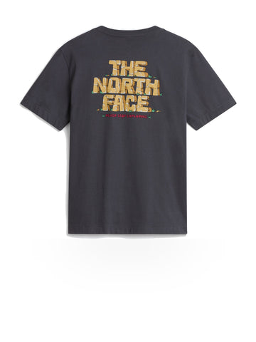 The North Face Stone Logo Rlx Ss Tee - T-Shirt Uomo - Grigio Antracite