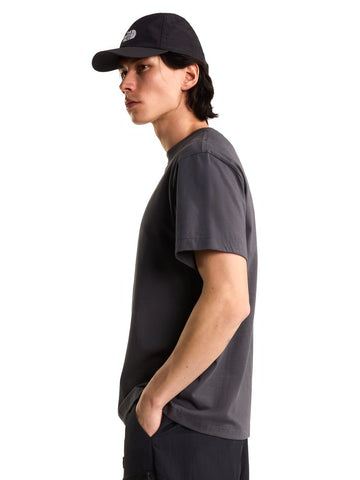 The North Face Stone Logo Rlx Ss Tee - T-Shirt Uomo - Grigio Antracite