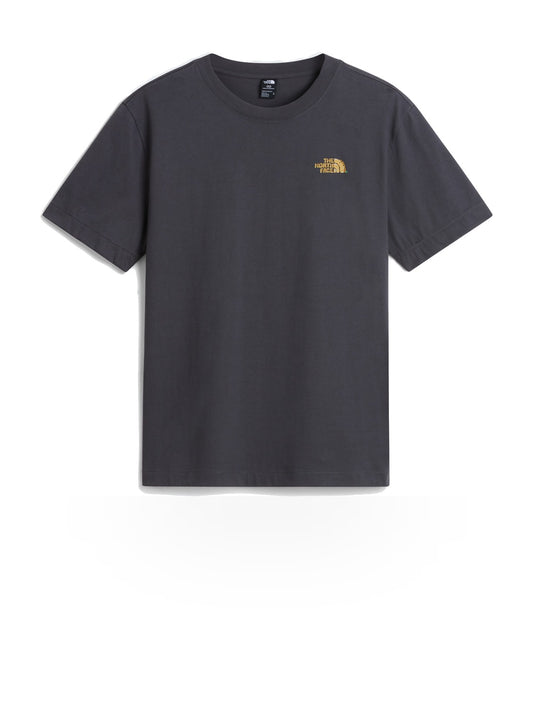 The North Face Stone Logo Rlx Ss Tee - T-Shirt Uomo - Grigio Antracite