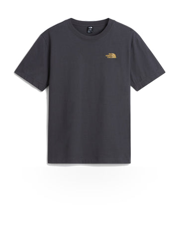 The North Face Stone Logo Rlx Ss Tee - T-Shirt Uomo - Grigio Antracite