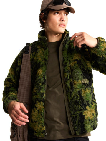 The North Face Extreme Pile 2 Fz Jacket Print - Felpe Uomo - New Taupe Green