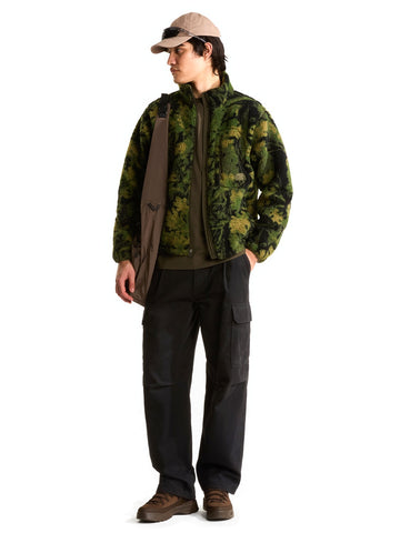 The North Face Extreme Pile 2 Fz Jacket Print - Felpe Uomo - New Taupe Green