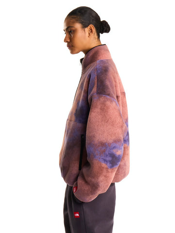 The North Face Tnf Red Box Printed 1/2 Zip Fleece - Felpe Uomo - Grounded Plum