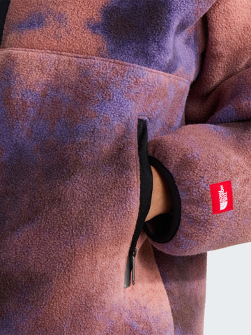 The North Face Tnf Red Box Printed 1/2 Zip Fleece - Felpe Uomo - Grounded Plum