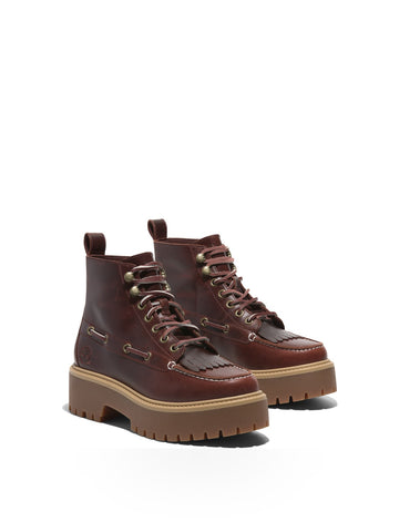 Timberland Stst Mid Lace Boot Brgnd - Anfibi Donna - Bur F Grain