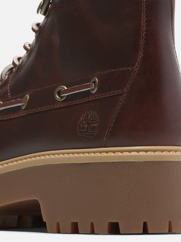 Timberland Stst Mid Lace Boot Brgnd - Anfibi Donna - Bur F Grain