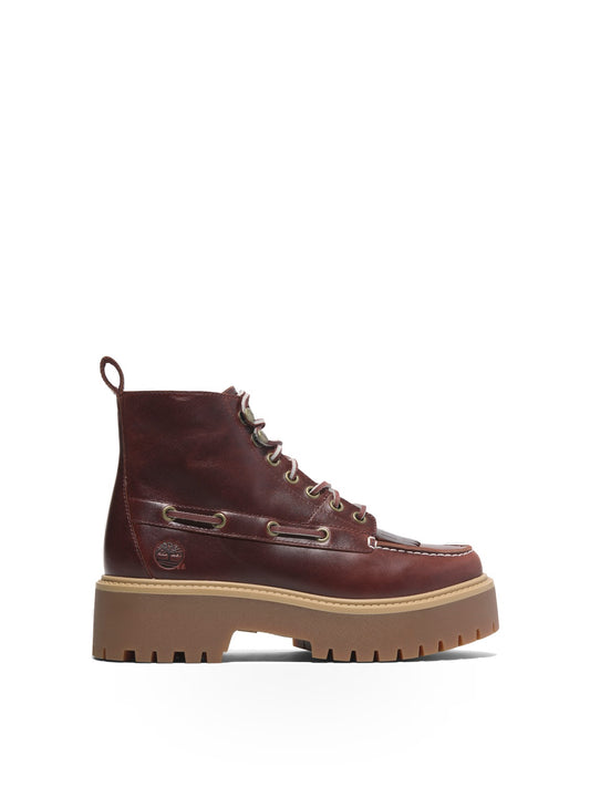 Timberland Stst Mid Lace Boot Brgnd - Anfibi Donna - Bur F Grain