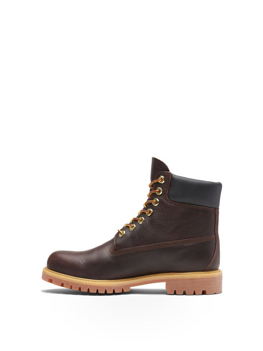 Timberland Prem 6 In Lace Waterproof Bo - Anfibi Uomo - Dk Brn Fg W Blk