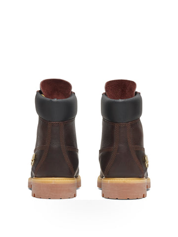 Timberland Prem 6 In Lace Waterproof Bo - Anfibi Uomo - Dk Brn Fg W Blk