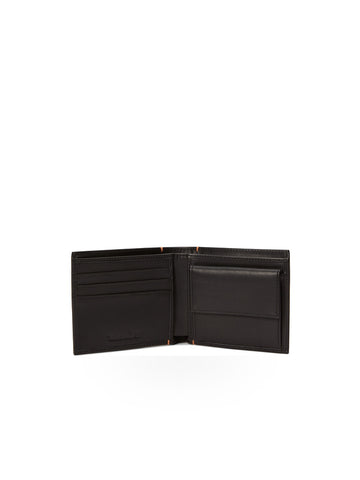 Timberland Riverton Leather Bi-fold Coin Wallet - Portafogli Uomo - Nero