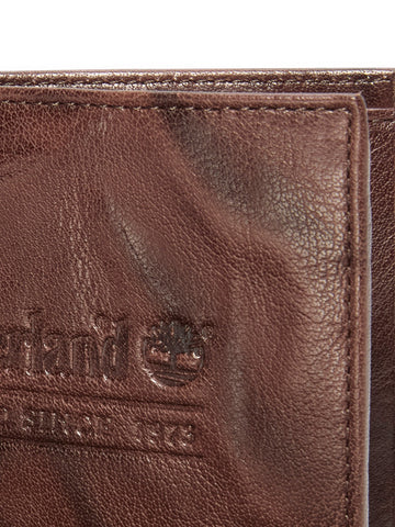 Timberland Washed Leather Billfold Wallet - Portafogli Uomo - Chicory Coffee