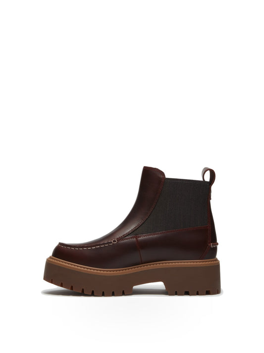 Timberland Stst Mid Chelsea Boot Brgnd - Stivali E Stivaletti Donna - Bur F Grain