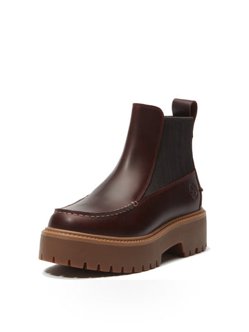 Timberland Stst Mid Chelsea Boot Brgnd - Stivali E Stivaletti Donna - Bur F Grain