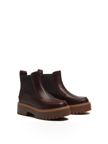 Timberland Stst Mid Chelsea Boot Brgnd - Stivali E Stivaletti Donna - Bur F Grain