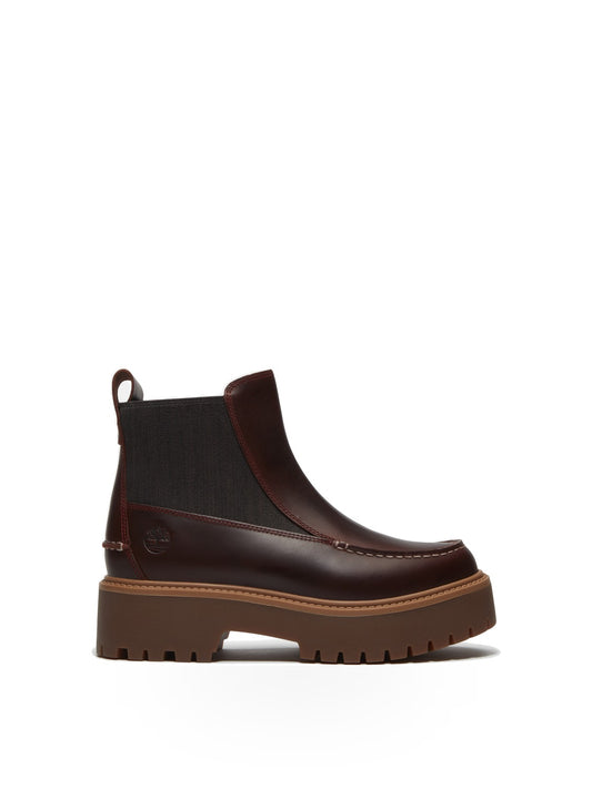 Timberland Stst Mid Chelsea Boot Brgnd - Stivali E Stivaletti Donna - Bur F Grain