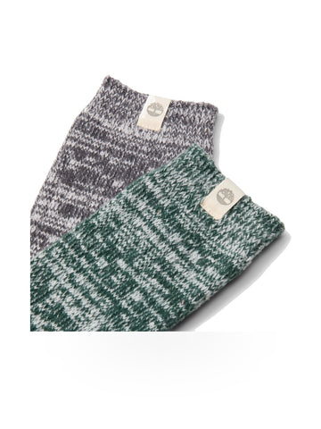Timberland 2 Pack Cozy Crew Sock - Calzini Uomo - Grigio