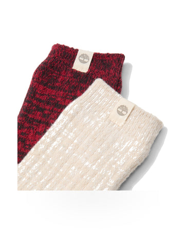 Timberland 2 Pack Cozy Crew Sock - Calzini Uomo - Beige