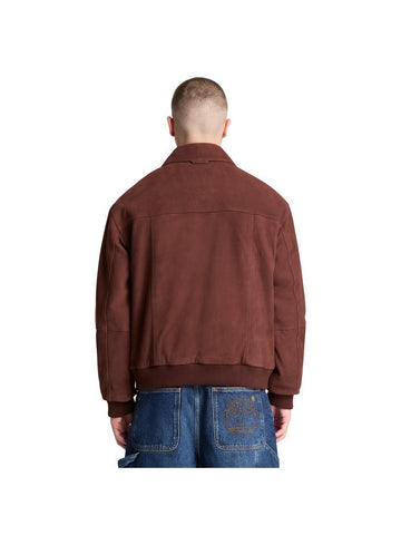 Timberland Leather Bomber - Capospalla Uomo - Chicory Coffee