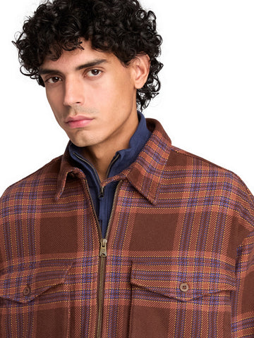 Timberland Flannel House Check Overshirt - Camicie Uomo - Chicory Cof Yd