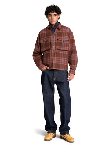 Timberland Flannel House Check Overshirt - Camicie Uomo - Chicory Cof Yd