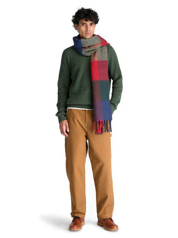 Timberland Cotton Blend Raglan Sleeve Crewneck - Maglieria Uomo - Sycamore Heather