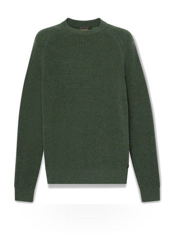 Timberland Cotton Blend Raglan Sleeve Crewneck - Maglieria Uomo - Sycamore Heather
