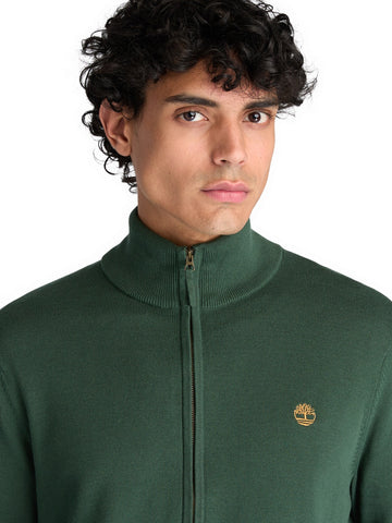 Timberland Williams River Full Zip Sweater - Maglieria Uomo - Sycamore