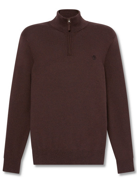 Timberland Williams River Quarter Zip Sweater - Maglieria Uomo - Mole Heather
