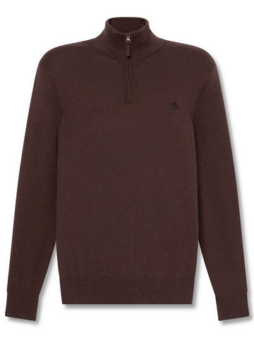 Timberland Williams River Quarter Zip Sweater - Maglieria Uomo - Mole Heather