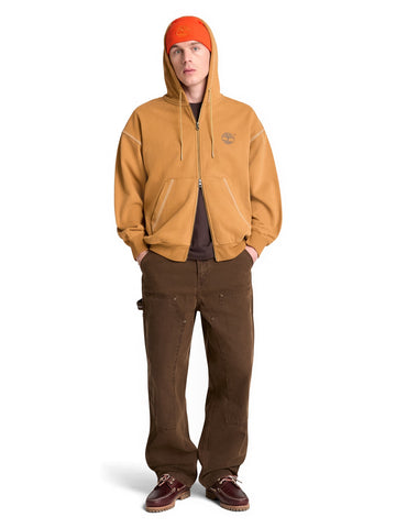 Timberland Iconic Full Zip Bb Hoodie - Felpe Uomo - Wheat Boot