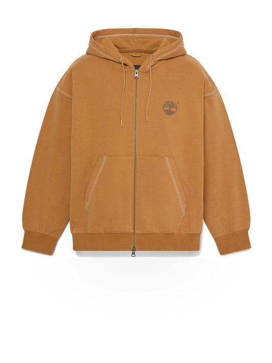 Timberland Iconic Full Zip Bb Hoodie - Felpe Uomo - Wheat Boot