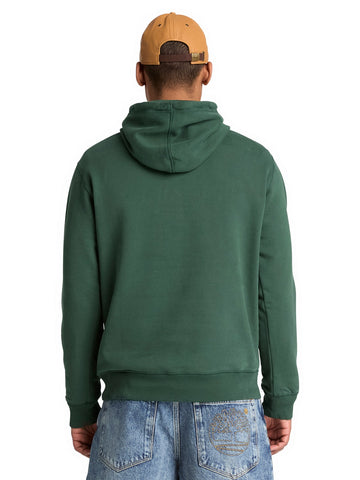 Timberland Established 1973 Embroidered Logo Bb Hoodie - Felpe Uomo - Verde