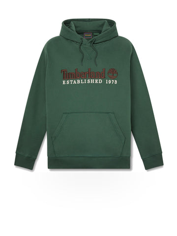 Timberland Established 1973 Embroidered Logo Bb Hoodie - Felpe Uomo - Verde