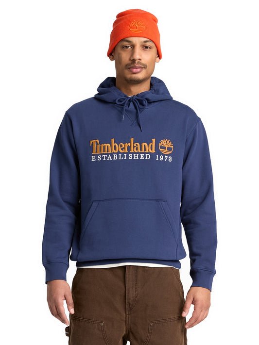 Timberland Established 1973 Embroidered Logo BB Hoodie - Felpe Uomo - Naval Academy
