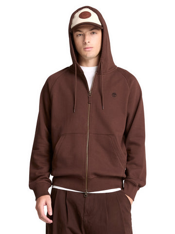 Timberland Exeter River LB Full Zip Hoodie - Felpe Uomo - Chicory Coffee