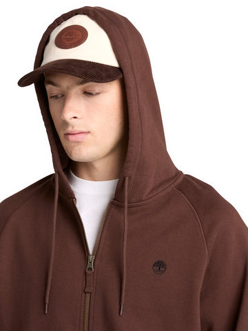 Timberland Exeter River LB Full Zip Hoodie - Felpe Uomo - Chicory Coffee