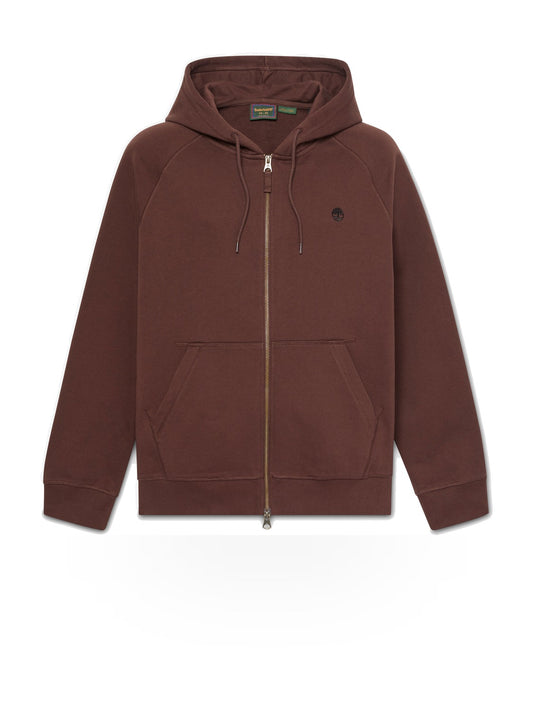 Timberland Exeter River LB Full Zip Hoodie - Felpe Uomo - Chicory Coffee