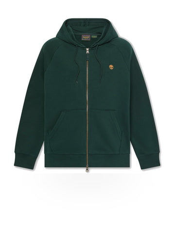 Timberland Exeter River LB Full Zip Hoodie - Felpe Uomo - Verde