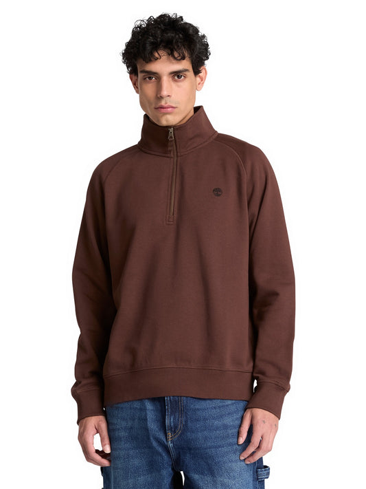 Timberland Exeter River Tree 1/4 Zip - Felpe Uomo - Chicory Coffee